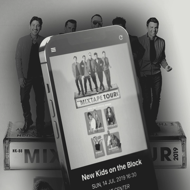 Portfolio Entry: New Kids On The Block - Mix Tape Tour